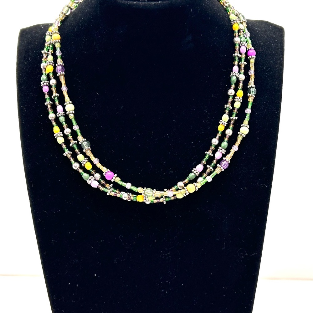 Layered Choker Style Necklace